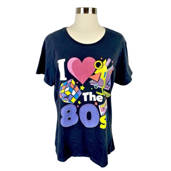 Port & Company I Love The 80's Tee - Size XL - Picture 1 of 4
